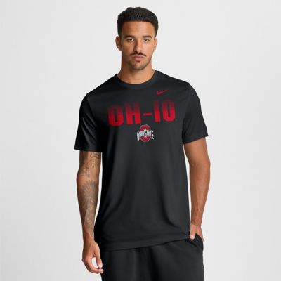 Men's NCAA Nike Ohio State Buckeyes Primetime Legend Kinetic Mantra Dri-FIT T-Shirt