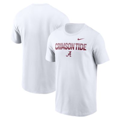 Men's Alabama Crimson Tide NCAA Nike Alabama Tide Primetime Kinetic T-Shirt, White, 2XL