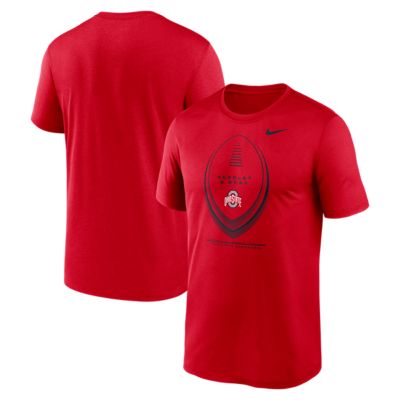 Men's NCAA Nike Ohio State Buckeyes Primetime Legend Football Icon Dri-FIT T-Shirt