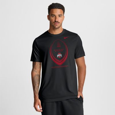 Men's NCAA Nike Ohio State Buckeyes Primetime Legend Football Icon Dri-FIT T-Shirt