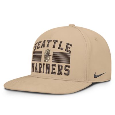 Men's MLB Nike Seattle Mariners Desert Pro AeroBill Dri-FIT Snapback Hat
