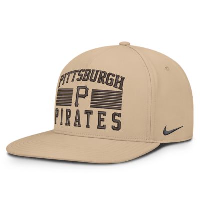 Men's MLB Nike Pittsburgh Pirates Desert Pro AeroBill Dri-FIT Snapback Hat