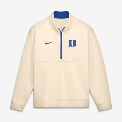 Men's Duke Blue Devils NCAA Nike Duke Devils Primetime Club Fleece Half-Zip Pullover