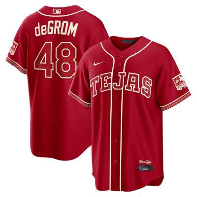 Men's MLB Nike Jacob deGrom Texas Rangers 2026 City Connect Stadium Jersey
