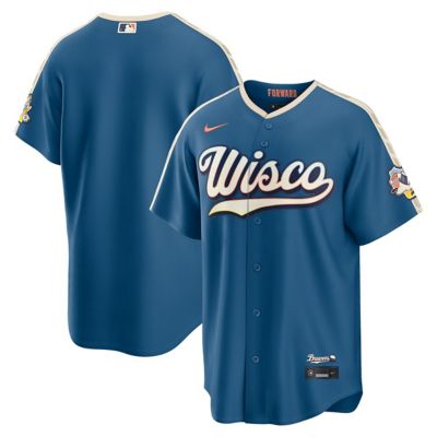 Men's MLB Nike Mineral Milwaukee Brewers 2026 City Connect Stadium Jersey