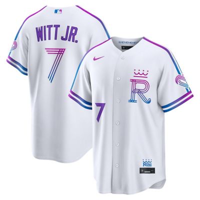 Men's MLB Nike Bobby Witt Jr. Kansas City Royals 2026 City Connect Stadium Jersey
