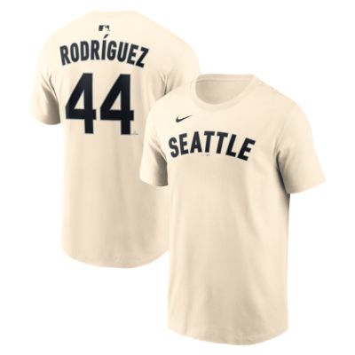 Men's MLB Nike Julio Rodríguez Seattle Mariners Name & Number T-Shirt