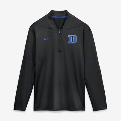 Men's Duke Blue Devils NCAA Nike Duke Devils 2026 Sideline Midweight Half-Zip Dri-FIT Pullover