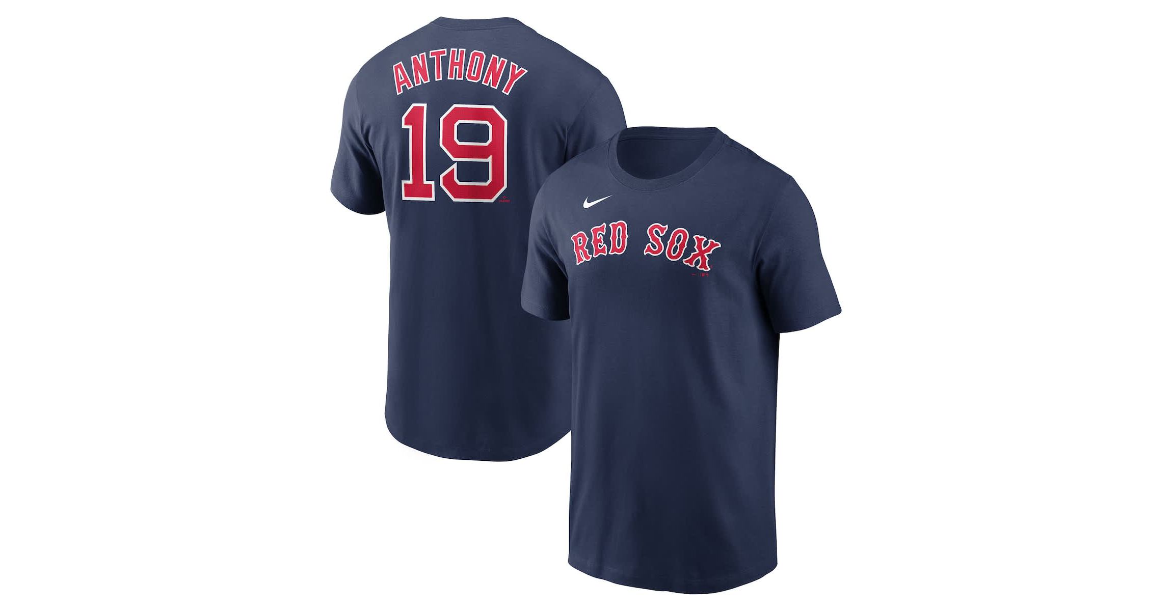 Boston Red Sox MLB Nike Roman Anthony Boston Sox Fuse Name & Number T-Shirt