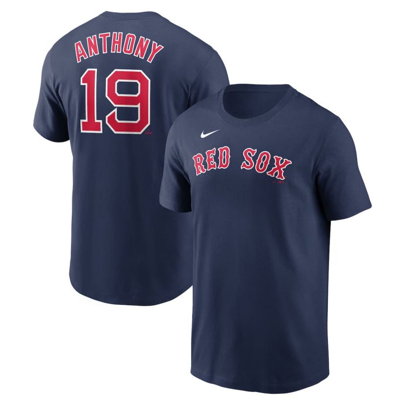 Boston Red Sox MLB Nike Roman Anthony Boston Sox Fuse Name & Number T-Shirt