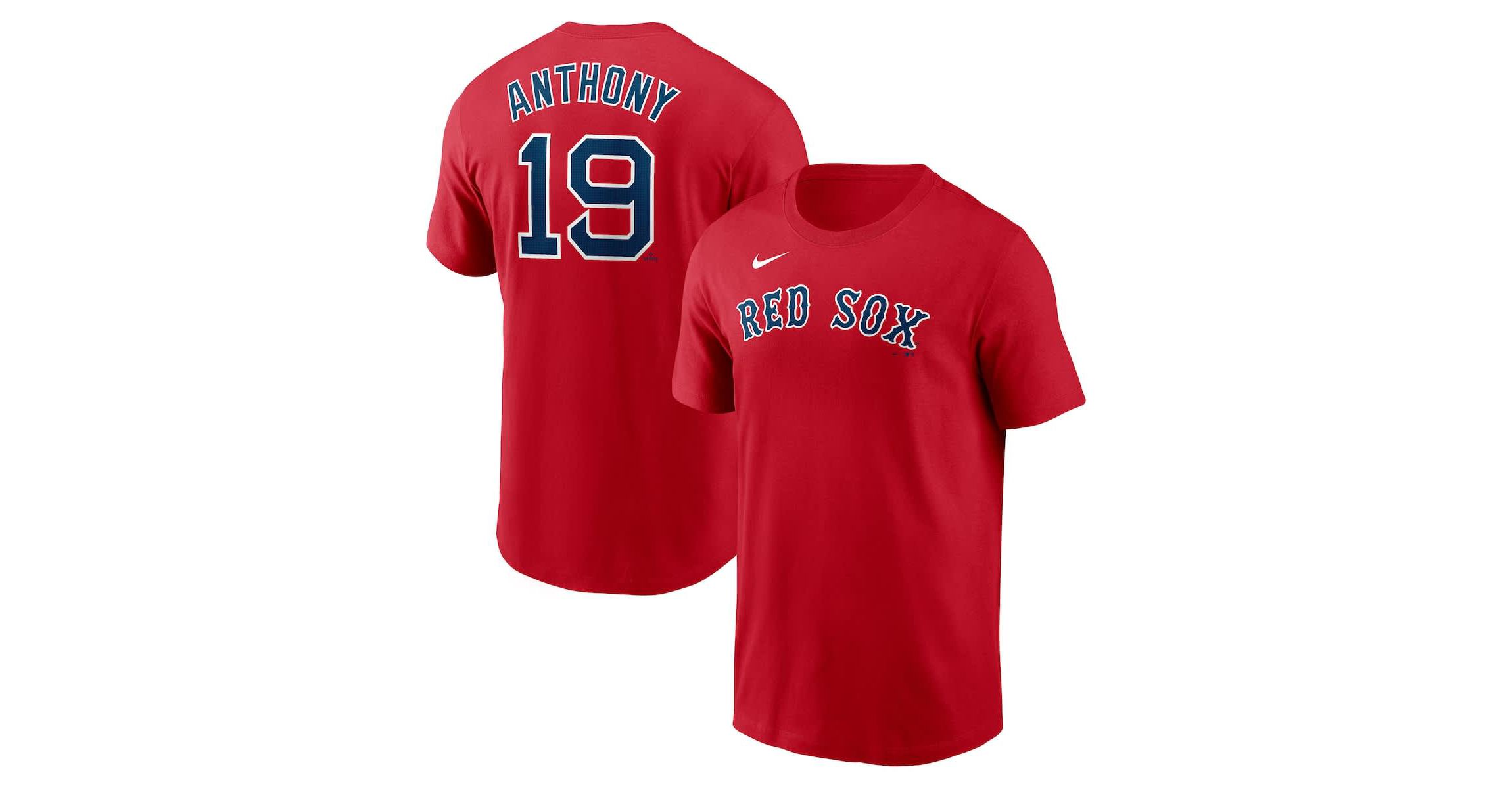 Boston Red Sox MLB Nike Roman Anthony Boston Sox Fuse Name & Number T-Shirt