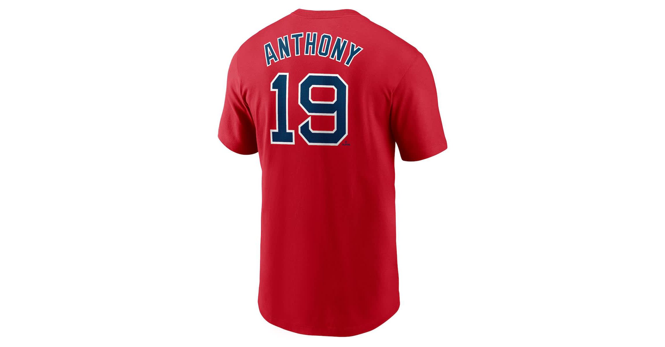 Boston Red Sox MLB Nike Roman Anthony Boston Sox Fuse Name & Number T-Shirt