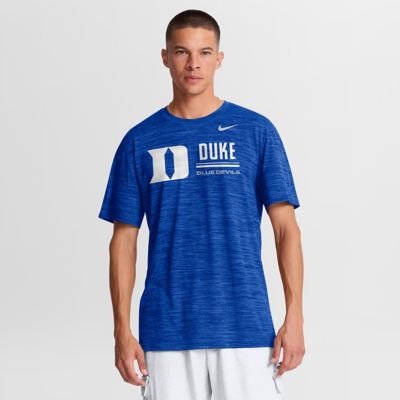 Men's Duke Blue Devils NCAA Nike Duke Devils Sideline Velocity Dri-FIT T-Shirt, XL