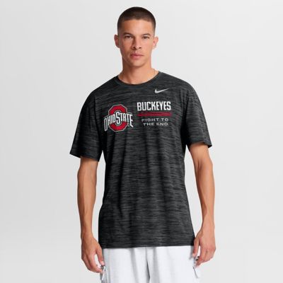Men's NCAA Nike Ohio State Buckeyes Sideline Velocity Dri-FIT T-Shirt
