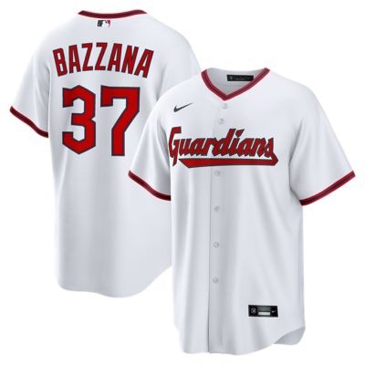Men's MLB Nike Travis Bazzana Cleveland Guardians Home Replica Jersey