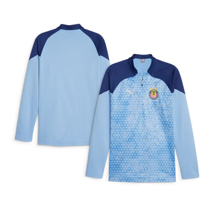 International Clubs Light Chivas 2023/24 Quarter-Zip Fleece Top