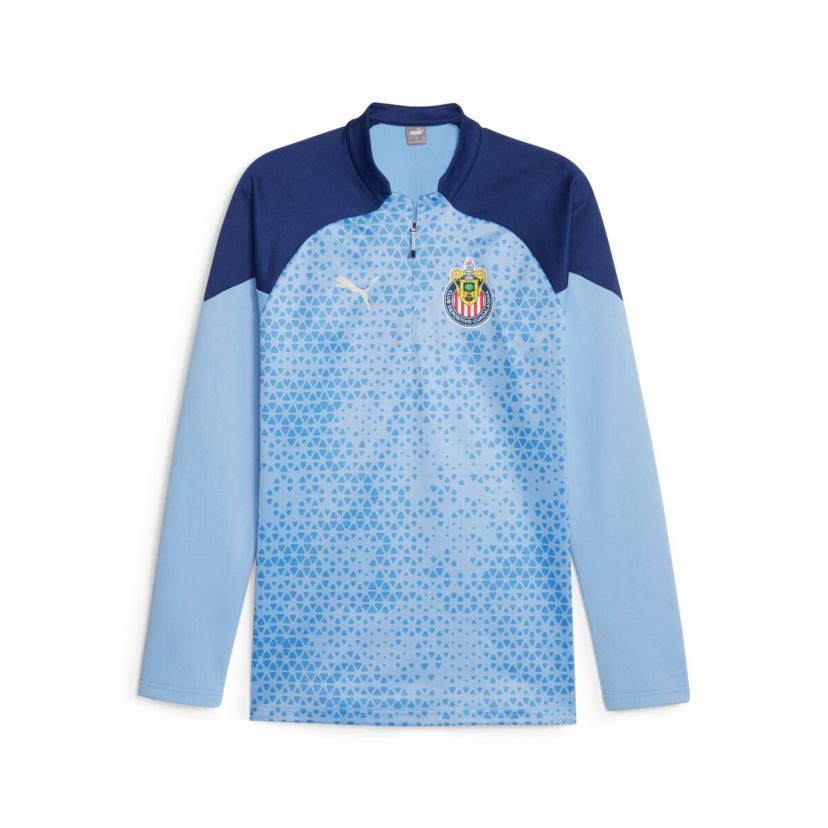 International Clubs Light Chivas 2023/24 Quarter-Zip Fleece Top