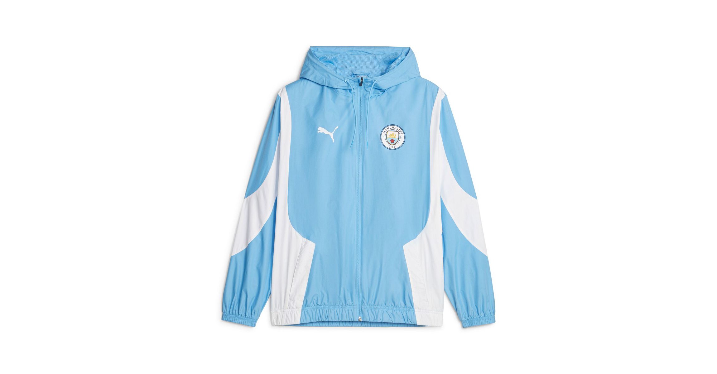 International Clubs Sky Manchester City 2023/24 Pre-Match Anthem Full-Zip Hoodie Jacket