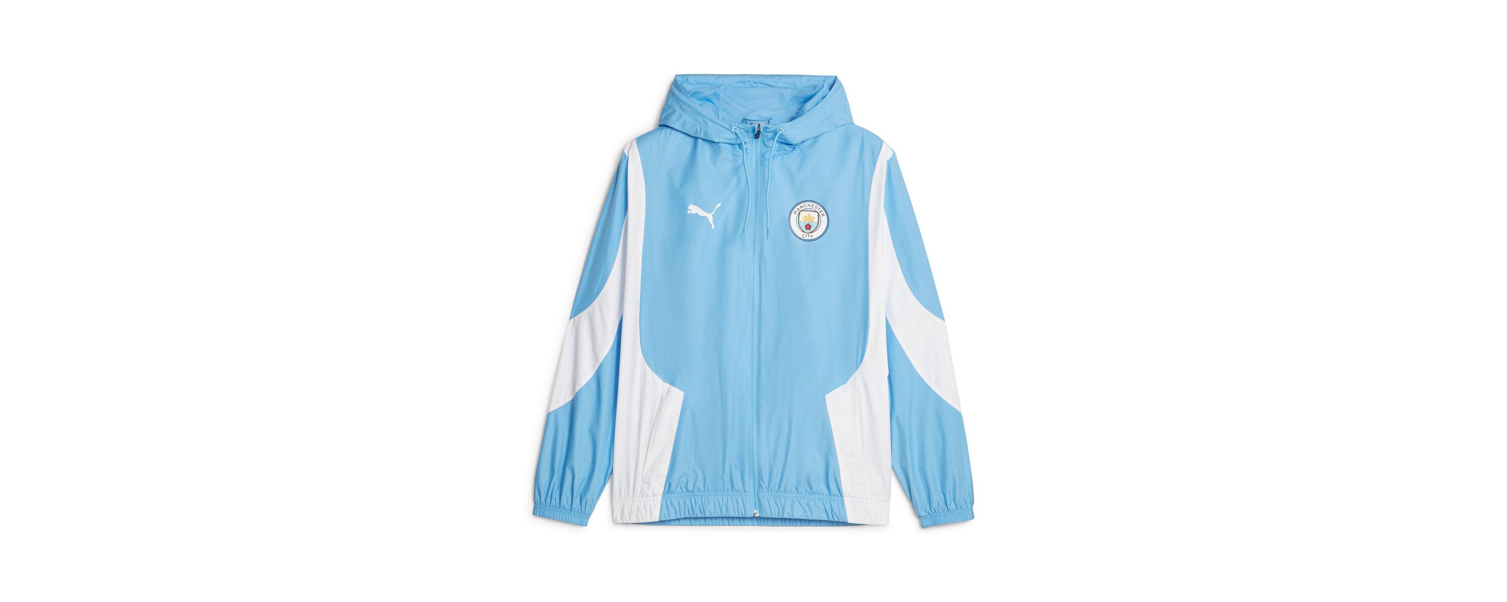 International Clubs Sky Manchester City 2023/24 Pre-Match Anthem Full-Zip Hoodie Jacket