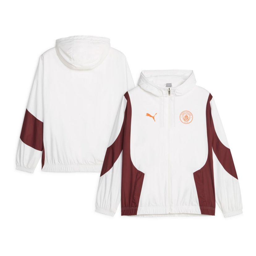 International Clubs Manchester City 2023/24 Pre-Match Anthem Full-Zip Hoodie Jacket