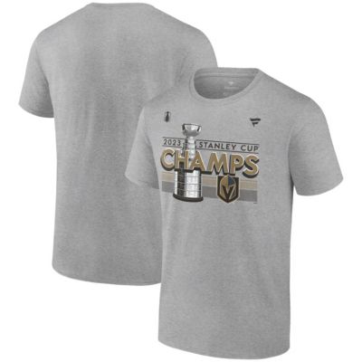 Men's NHL Fanatics Vegas Golden Knights 2023 Stanley Cup s Locker Room T-Shirt, Gray, XL
