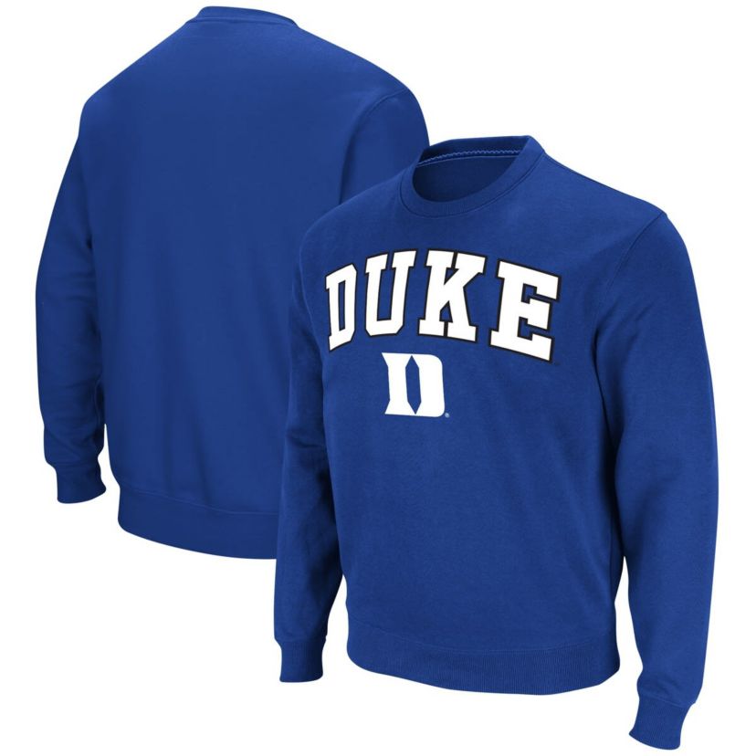 Duke Blue Devils NCAA Duke Devils Arch & Logo Pullover Sweatshirt