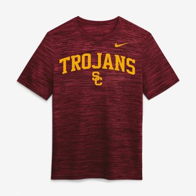 Men's NCAA Nike USC Trojans Primetime Arch Logo Velocity Dri-FIT T-Shirt, Medium