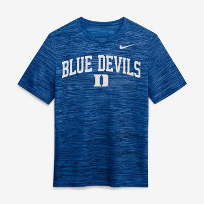 Men's Duke Blue Devils NCAA Nike Duke Devils Primetime Arch Logo Velocity Dri-FIT T-Shirt, 2XL