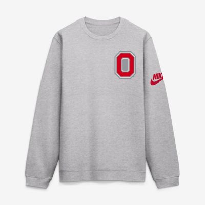 Men's NCAA Nike Ohio State Buckeyes Legacy Sweatshirt, Gray, Medium