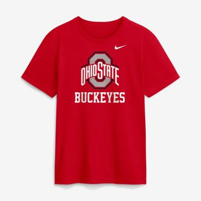 Men's NCAA Nike Ohio State Buckeyes Primetime Logo Mantra T-Shirt