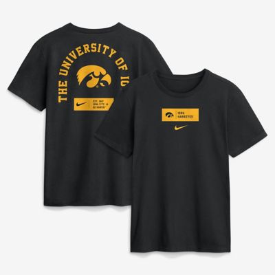 Men's NCAA Nike Iowa Hawkeyes Primetime Crew T-Shirt, Black, XL