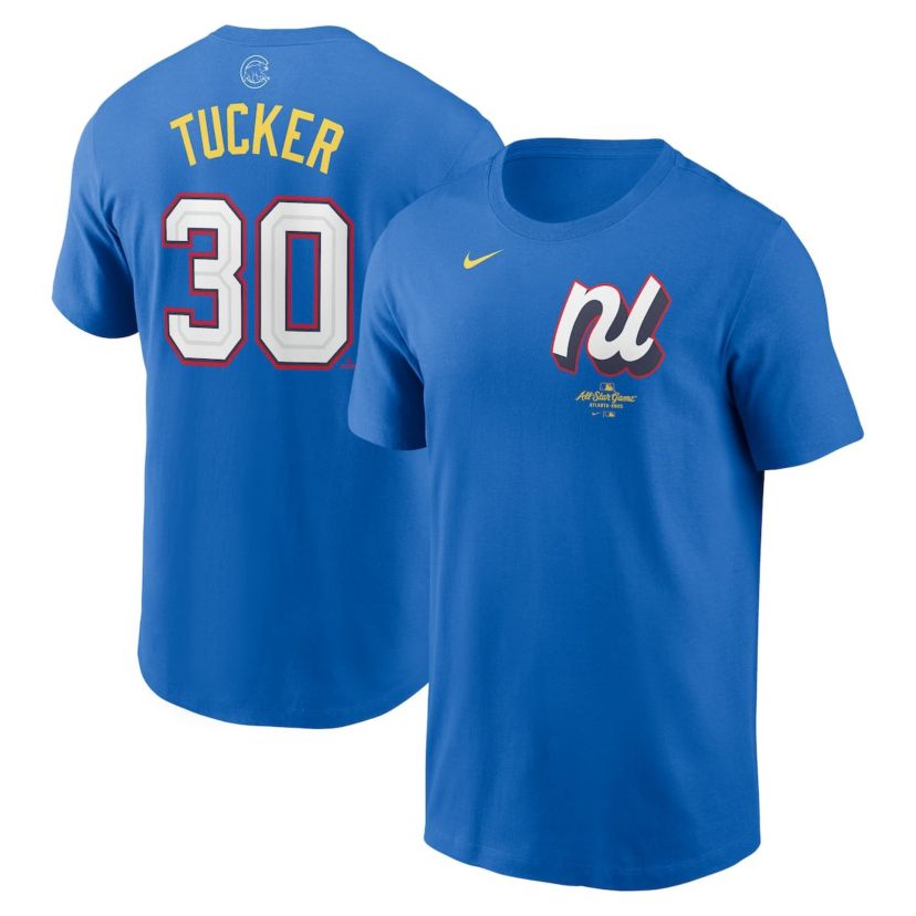 Multi-Team MLB Nike Kyle Tucker National League 2025 All-Star Edition Name & Number T-Shirt