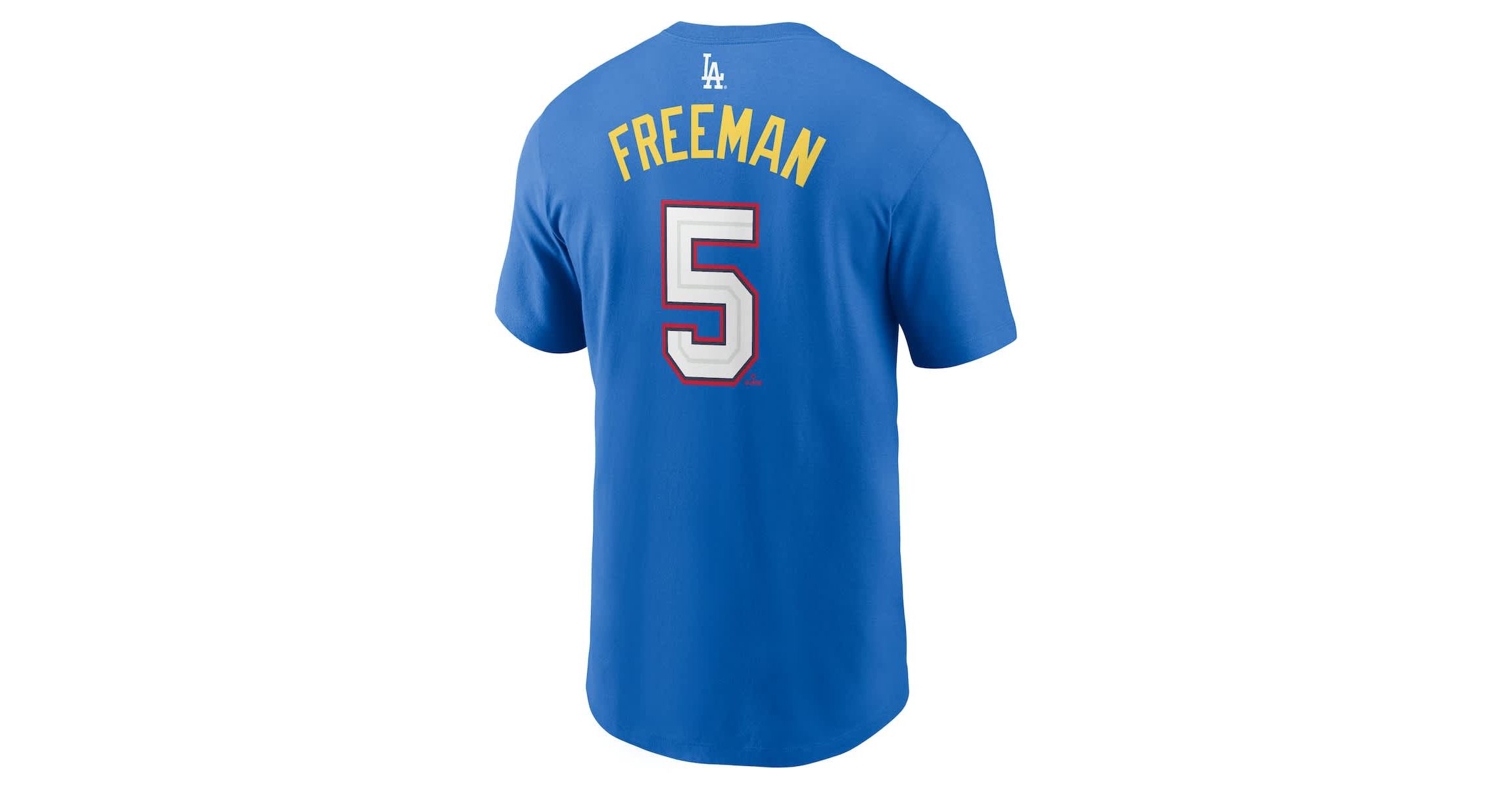 Multi-Team MLB Nike Freddie Freeman National League 2025 All-Star Edition Name & Number T-Shirt