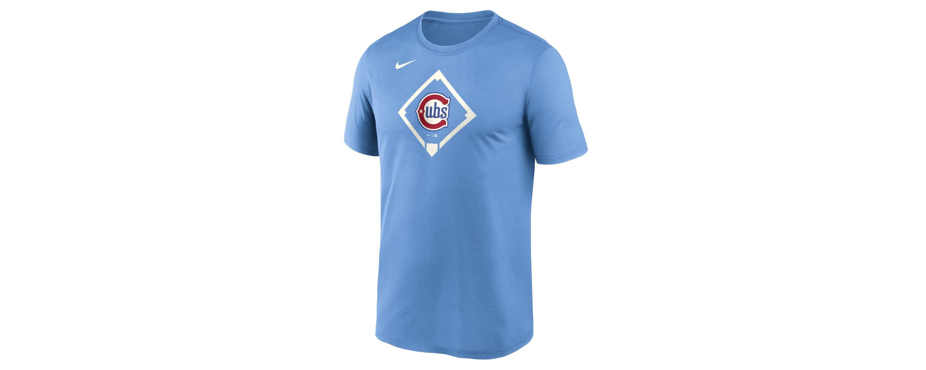 MLB Nike Light Chicago Cubs Alt Icon Legend Performance T-Shirt