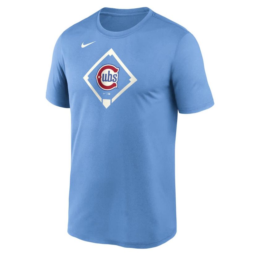 MLB Nike Light Chicago Cubs Alt Icon Legend Performance T-Shirt