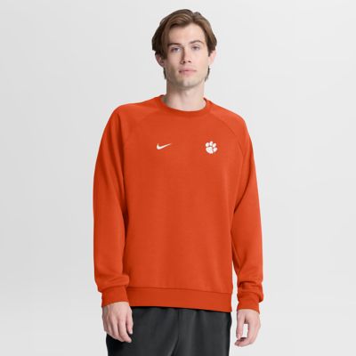 Men's NCAA Nike Clemson Tigers Premium Performance Raglan Dri-FIT Sweatshirt