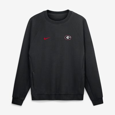 Men's NCAA Nike Georgia Bulldogs Premium Performance Raglan Dri-FIT Sweatshirt