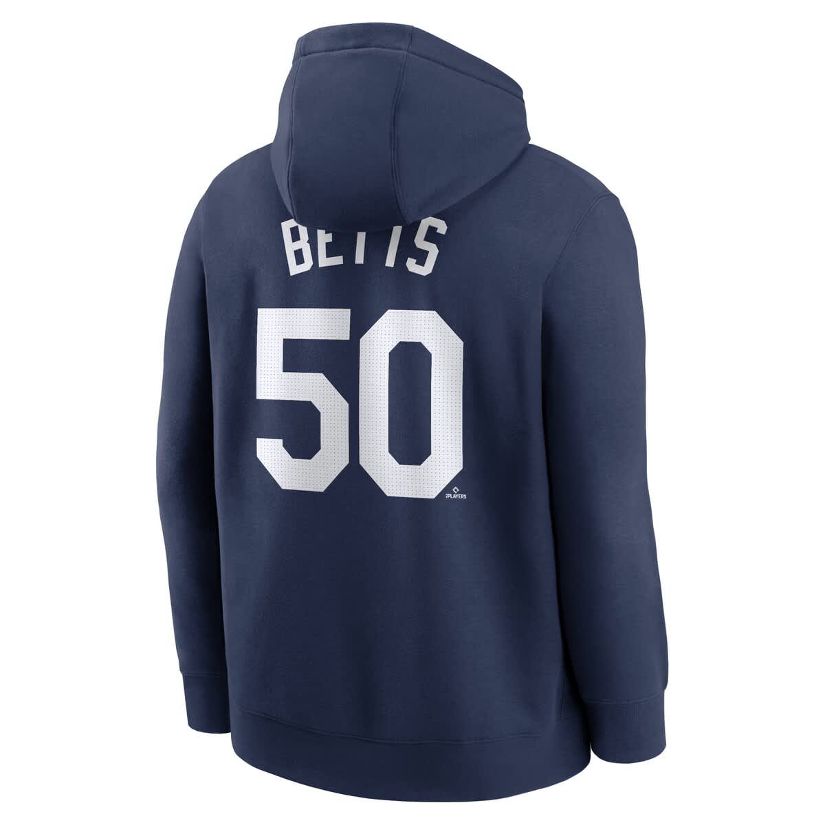 MLB Nike Mookie Betts Los Angeles Dodgers Player Name & Number Club Pullover Hoodie