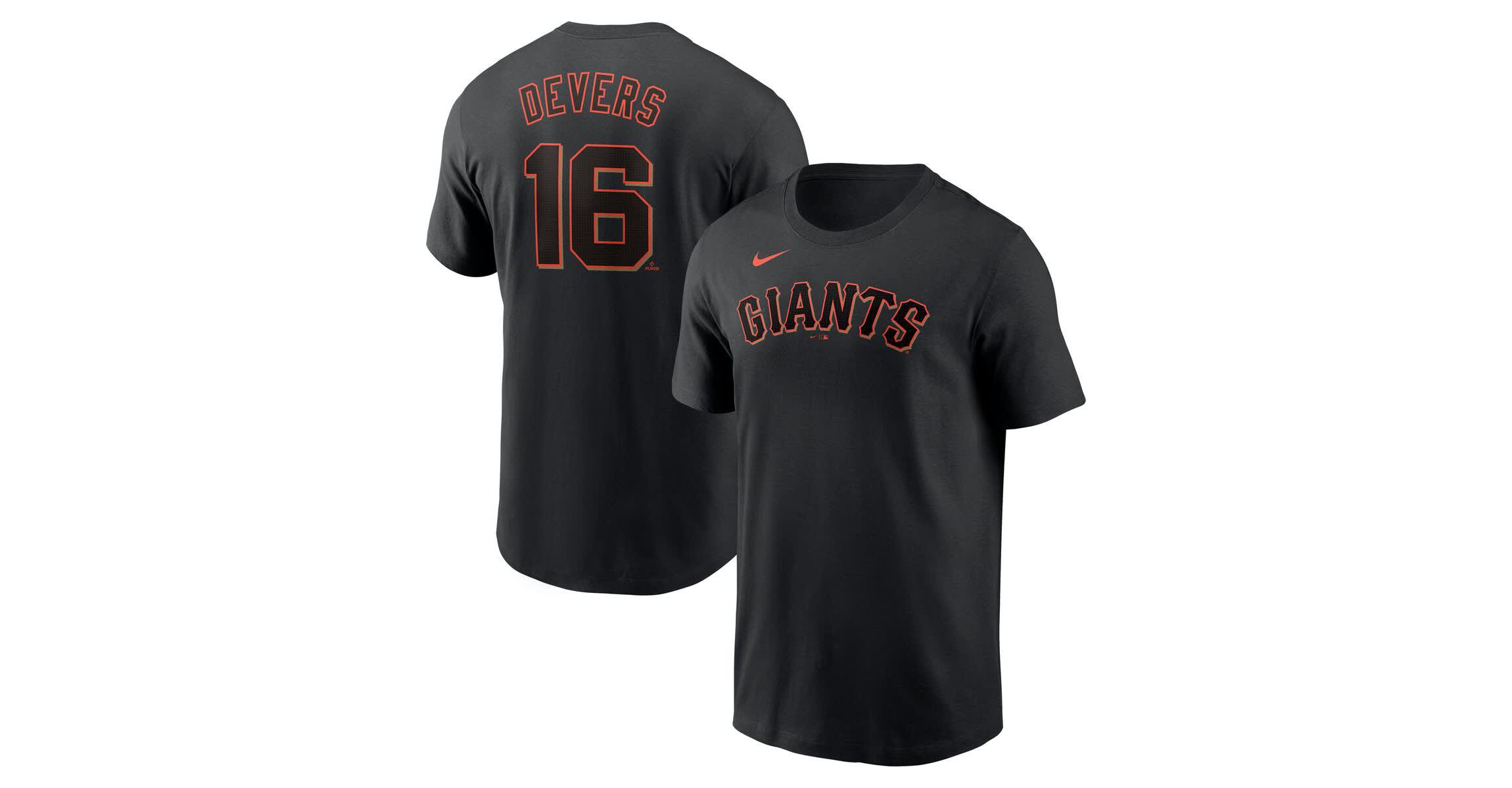 MLB Nike Rafael Devers San Francisco Giants Name & Number T-Shirt