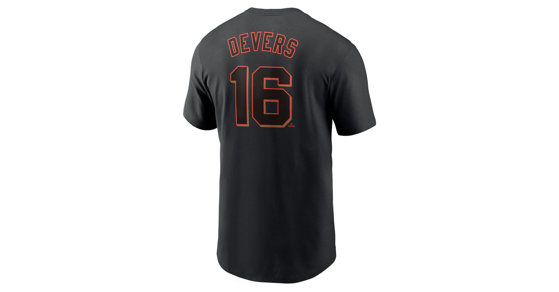 MLB Nike Rafael Devers San Francisco Giants Name & Number T-Shirt