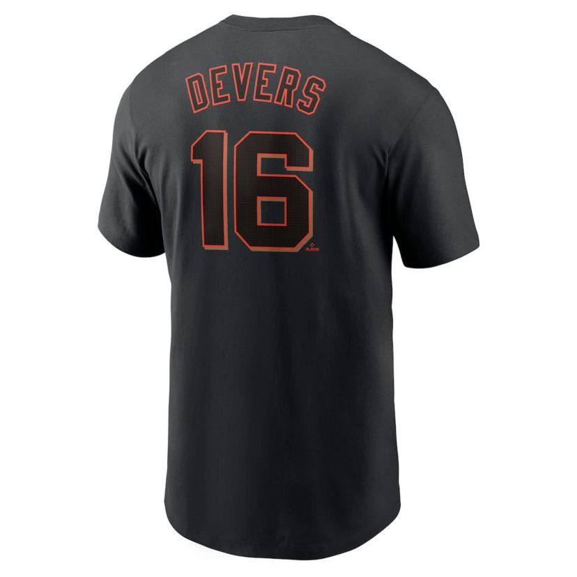 MLB Nike Rafael Devers San Francisco Giants Name & Number T-Shirt