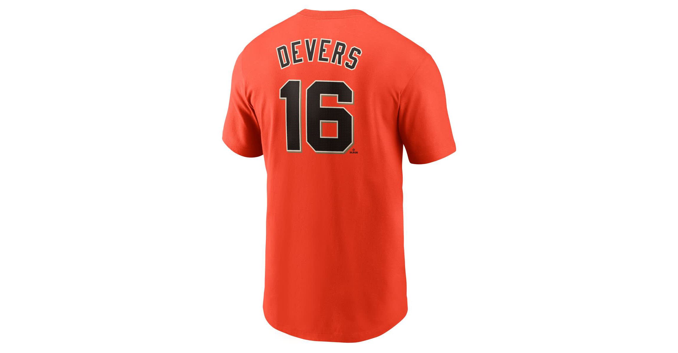 MLB Nike Rafael Devers San Francisco Giants Name & Number T-Shirt