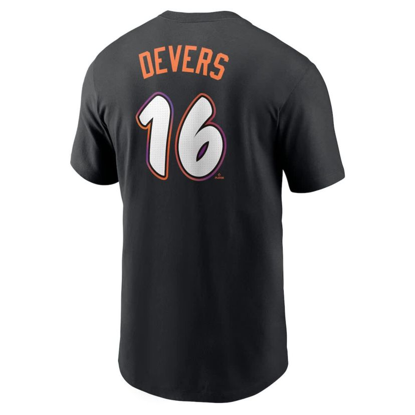 MLB Nike Rafael Devers San Francisco Giants 2025 City Connect Fuse Name & Number T-Shirt