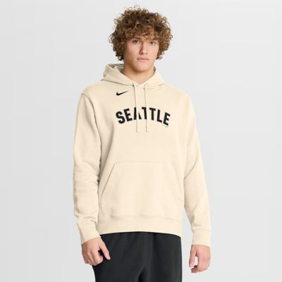 Men's MLB Nike Seattle Mariners Alternate Club Fleece Hoodie, Large