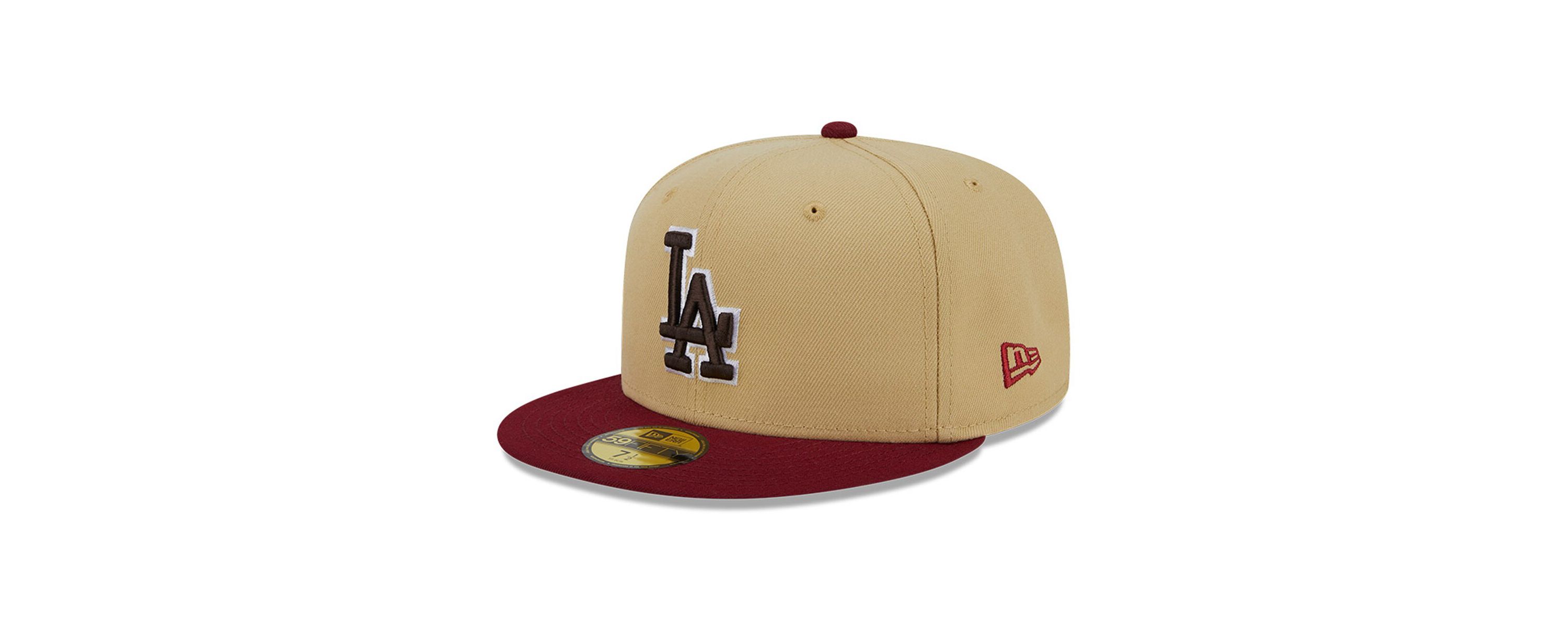 MLB Vegas Gold/Cardinal Los Angeles Dodgers 59FIFTY Fitted Hat