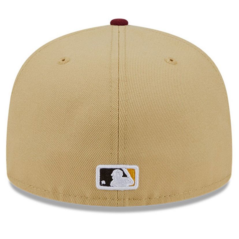 MLB Vegas Gold/Cardinal Los Angeles Dodgers 59FIFTY Fitted Hat