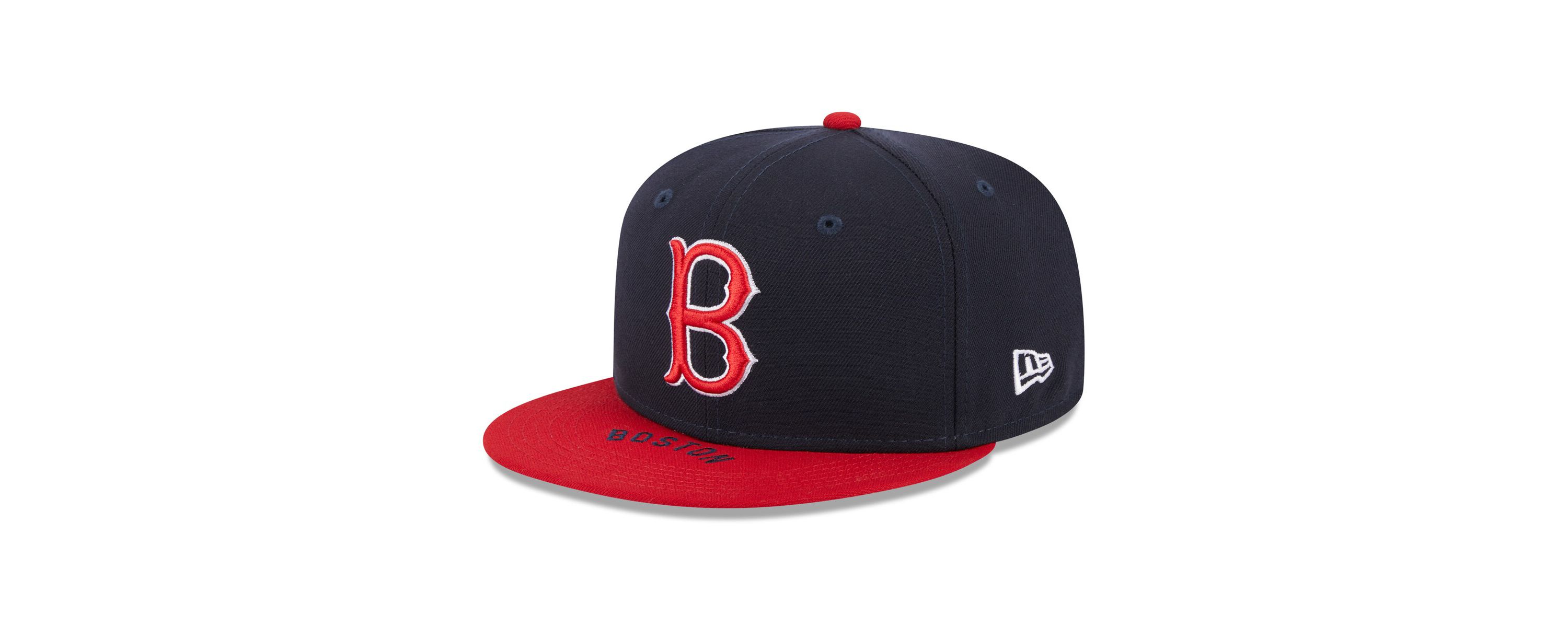 Boston Red Sox MLB Navy/Red Boston Sox On Deck 59FIFTY Fitted Hat
