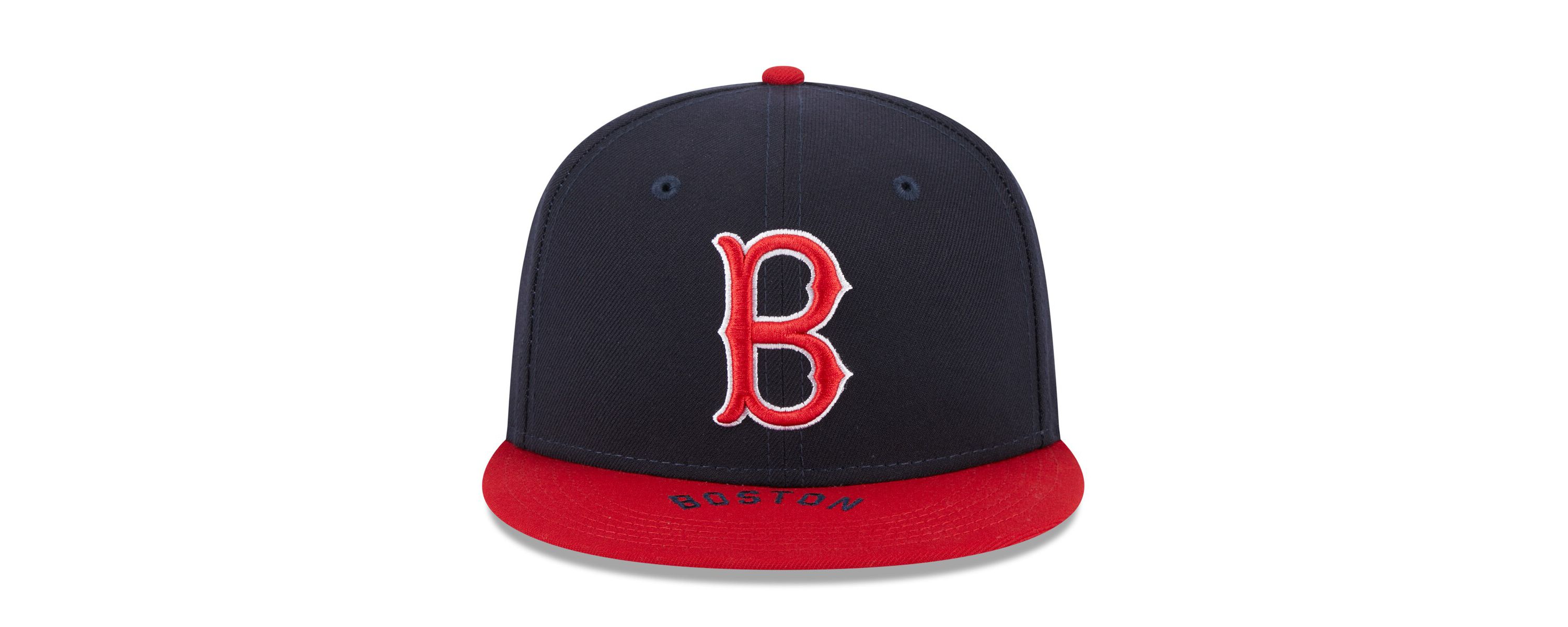 Boston Red Sox MLB Navy/Red Boston Sox On Deck 59FIFTY Fitted Hat