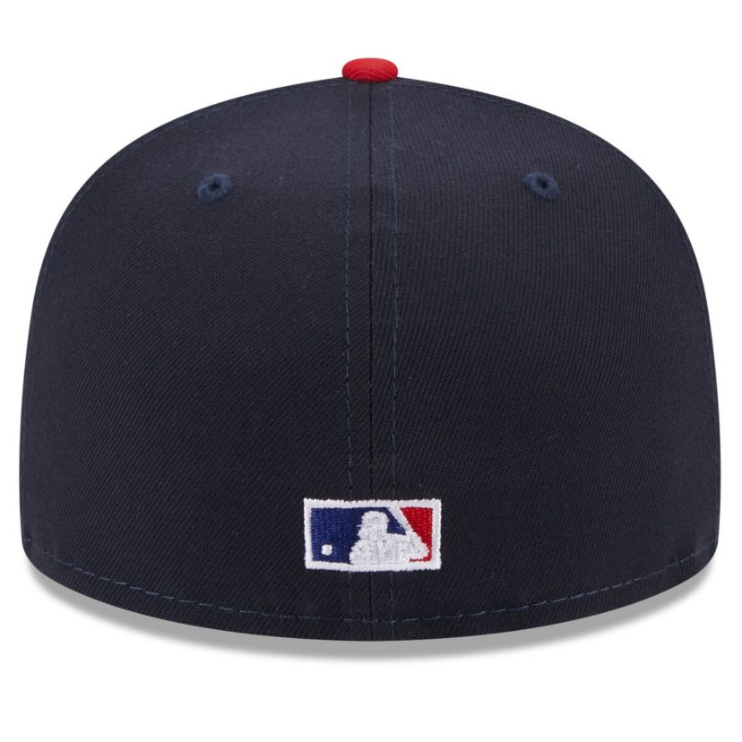 Boston Red Sox MLB Navy/Red Boston Sox On Deck 59FIFTY Fitted Hat