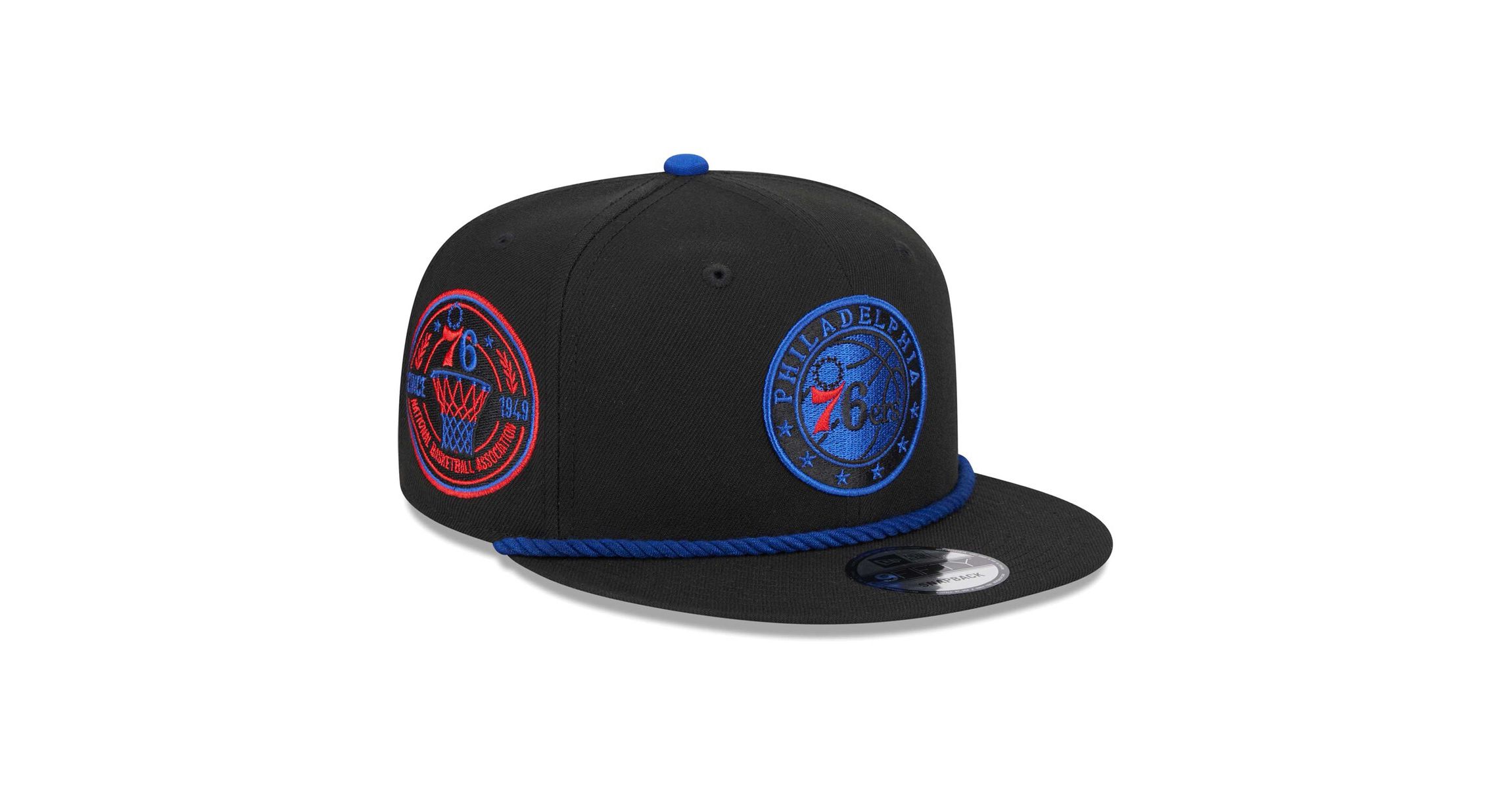 NBA Philadelphia 76ers Back Laurels 9FIFTY Snapback Hat